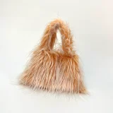 Faux Fur Plush Millennial Hot Girl Punk Large Capacity Crossbody/Shoulder Bag HES-2623