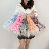 Faux Fur Plush Millennial Hot Girl Punk Large Capacity Crossbody/Shoulder Bag HES-2623