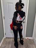 Fashionable and Casual Printed Sweatshirt and Pants Set FC-1425