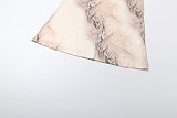 New Slim Fit V-Neck Fur Collar Long-Sleeved Cardigan and High-Waisted Bodycon Skirt Set SXE-84126