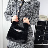 New Faux Mink Fur Plush Vest Handbag RS-W729