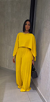 Autumn/Winter Elegant Casual Raglan Sleeve Pants Set RC-3350