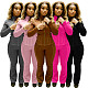 Sports and Casual Fitted Long-sleeved Slightly Flared Two-piece Set NIYA-8205
