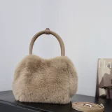 2025 New Versatile Faux Mink Fur Plush Handbag RS-W618