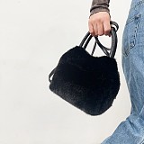 2025 New Versatile Faux Mink Fur Plush Handbag RS-W618