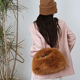 2025 Autumn/Winter New Style Faux Fox Fur Handbag/Crossbody Bag RS-5791