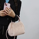 2025 New Versatile Faux Mink Fur Plush Handbag RS-W618