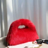 2025 Autumn/Winter New Style Faux Fox Fur Handbag/Crossbody Bag RS-5791