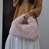 2025 Autumn/Winter New Style Faux Fox Fur Handbag/Crossbody Bag RS-5791