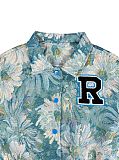 New Autumn/Winter Retro Print Loose-fitting Short Baseball Jacket ZS-0722