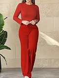 Fashionable Casual Sportswear Long-sleeved Two-piece Set YH-9020