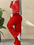 Fashionable Casual Sportswear Long-sleeved Two-piece Set YH-9020