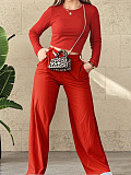 Fashionable Casual Sportswear Long-sleeved Two-piece Set YH-9020