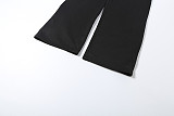 New Letter Rhinestone Hooded Sweatshirt Set with Loose Straight Leg Pants SXE-84561