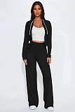 Stylish Color-blocked Hooded Two-piece Set YD-8843