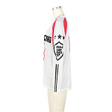 Fashionable Mesh Loose Casual T-shirt Street Style Long Sports Top ASL-6811