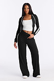 Stylish Color-blocked Hooded Two-piece Set YD-8843
