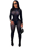 Sexy See-through Tight-fitting Silky Glossy Seamless High-elastic Bodysuit PMR-822