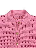 Stylish Collared Tassel Knit Cardigan and Pencil Skirt Set ZS-0349
