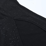 Sexy New Sequined High-slit Off-shoulder Evening Dress FL-25060
