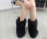 2025 Fashionable Faux Tank Wool Short Snow Boots RS-5000