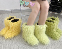 2025 Fashionable Faux Tank Wool Short Snow Boots RS-5000