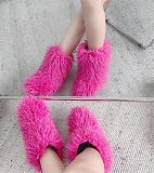 2025 Fashionable Faux Tank Wool Short Snow Boots RS-5000