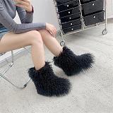 2025 Fashionable Faux Tank Wool Short Snow Boots RS-5000