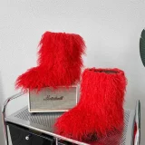 2025 Fashionable Faux Tank Wool Short Snow Boots RS-5000
