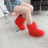 2025 Fashionable Faux Tank Wool Short Snow Boots RS-5000