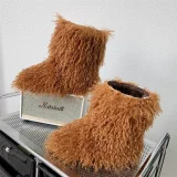 2025 Fashionable Faux Tank Wool Short Snow Boots RS-5000