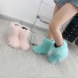 2025 Fashionable Faux Tank Wool Short Snow Boots RS-5000