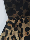 Fashionable Printed Fishtail Layered Design Slim-fit Trousers JLY-6677