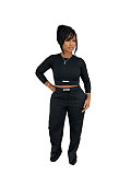 Stylish Autumn/Winter Solid Color Comfortable Sporty Casual Hoodie Set PMR-824