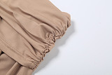 Sexy Solid Color Slim Fit Off-shoulder Elegant Fishtail Dress SXE-87970