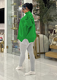 New Casual Solid-color Loose-fitting Knitted Pullover Sweater TR-1356