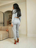 2025 Fashion Leopard Print Patchwork Color-Blocked Set CM-9538