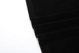New High-neck Long-sleeved Elegant and Slim-fitting Solid Color Dress SXE-86424