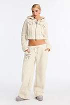 Casual and Stylish Bubble Fleece Long Embroidered Winter Suit MJL-508