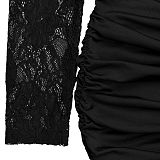 Sexy Off-the-shoulder Lace Bodycon Dress BY-7620