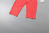 2025 Fashionable Lace Patchwork Polka Dot Print Backless Jumpsuit ZJQD-84564