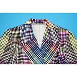 Autumn/Winter Commuter Style Plaid Print Long-Sleeved Slim-Fit Suit Set (Jacket and Trousers) YF-10952