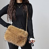 2025 Autumn/Winter New Collection Plush Clutch/Crossbody Bag RS-0010