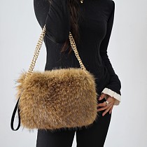 2025 Autumn/Winter New Collection Plush Clutch/Crossbody Bag RS-0010 2025 Autumn/Winter New Collection Plush Clutch/Crossbody Bag RS-0010