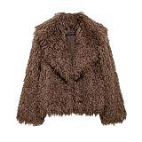 2025 Fashion Faux Fur Teddy Bear Coat/Jacket ZNFR-95584