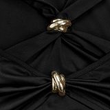 2025 Fashionable Solid Color Elegant Off-Shoulder Slim-Fit Bodycon Dress BY-7627