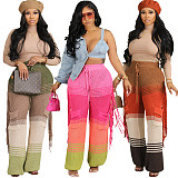 2025 Fashionable Casual Personalized Tassel Knit Wide-Leg Pants ALS-1090