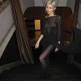 2025 New Arrival Mesh Panel See-Through High-Waisted Backless Dress ZJQD-89243