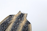 Stylish 3D Printed High-neck Long-sleeved Slim-fit Dress ZJQD-88478