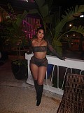 Sexy Printed Strapless Crop Top Shorts and Jacket Set XS-1911